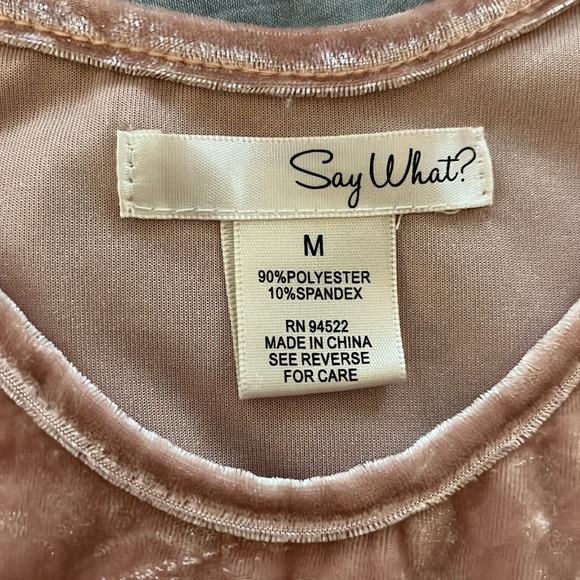 Crushed velvet top, stylishly feminine. - Picture 2 of 2